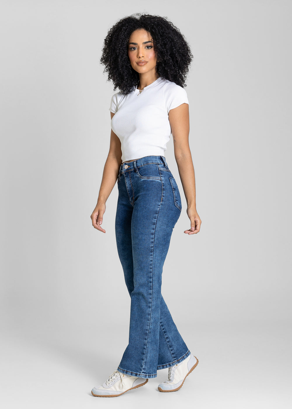 Calça Jeans Sawary Boot Cut Petit - 283894 AZUL