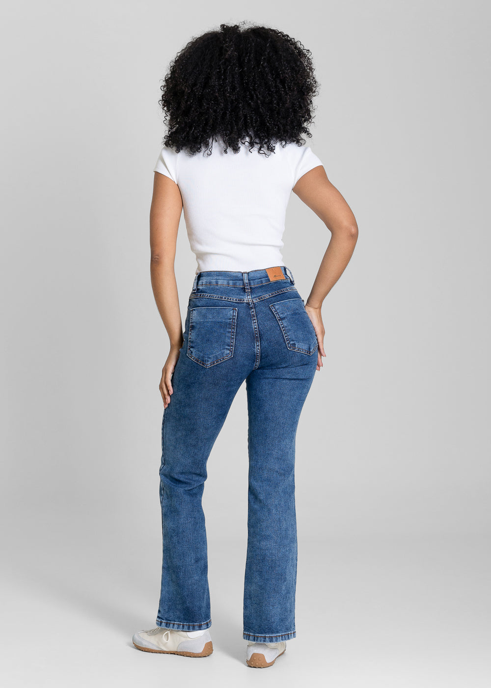 Calça Jeans Sawary Boot Cut Petit - 283894 AZUL