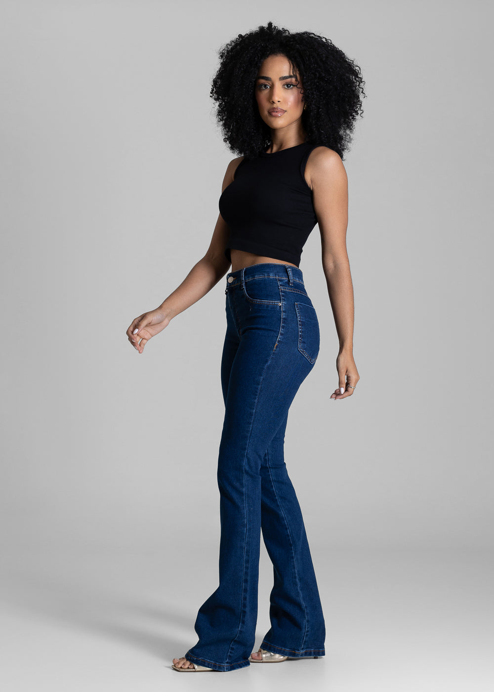Calça Jeans Sawary Boot Cut - 283903 AZUL