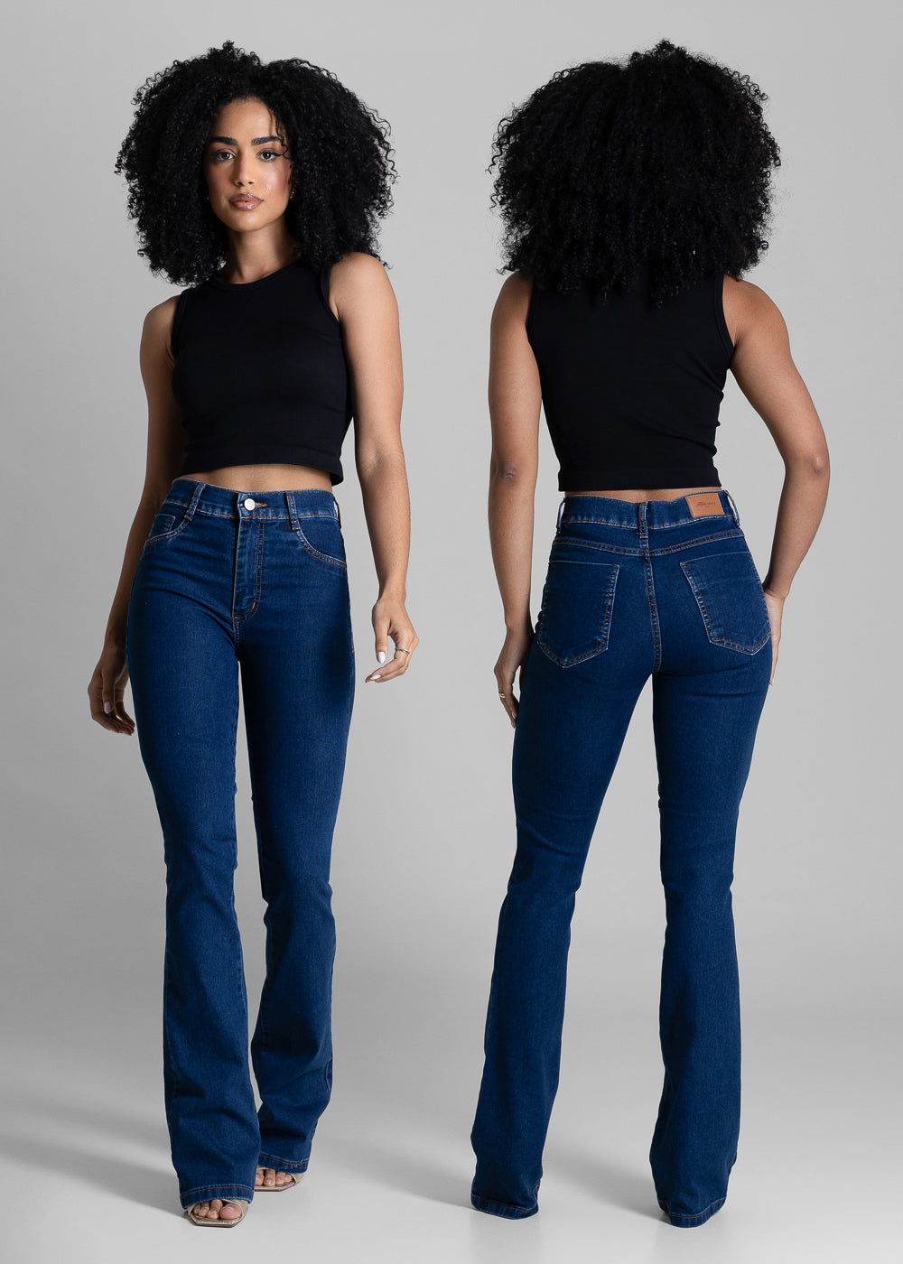 Calça Jeans Sawary Boot Cut - 283903 AZUL