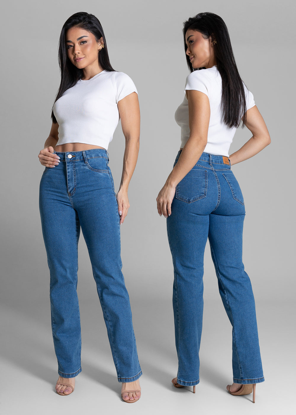 Calça Jeans Sawary Reta - 283906 AZUL