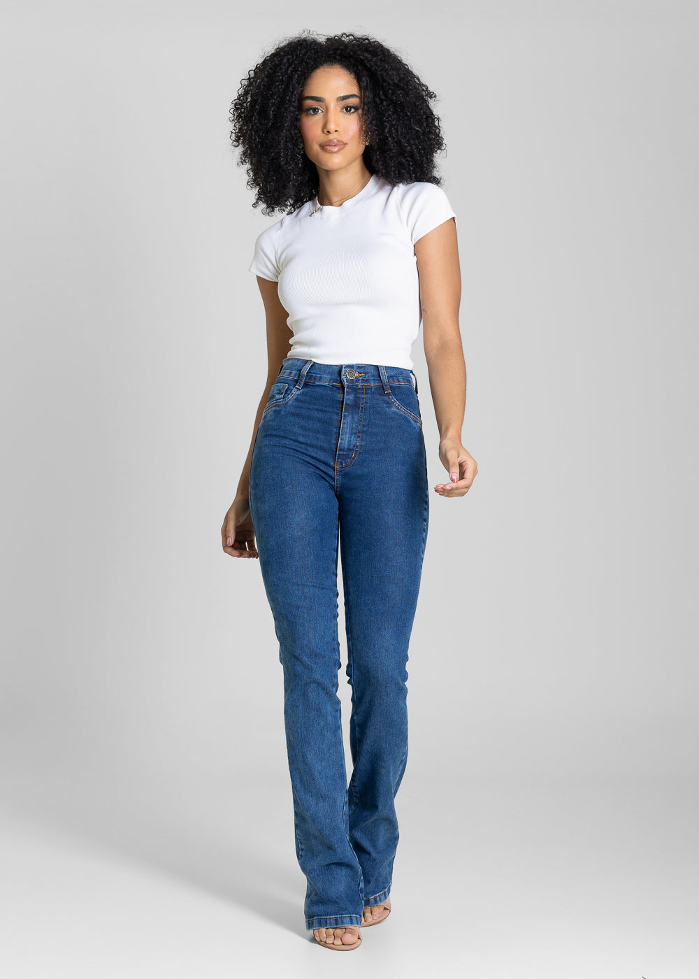 Calça Jeans Sawary Boot Cut - 283909 AZUL