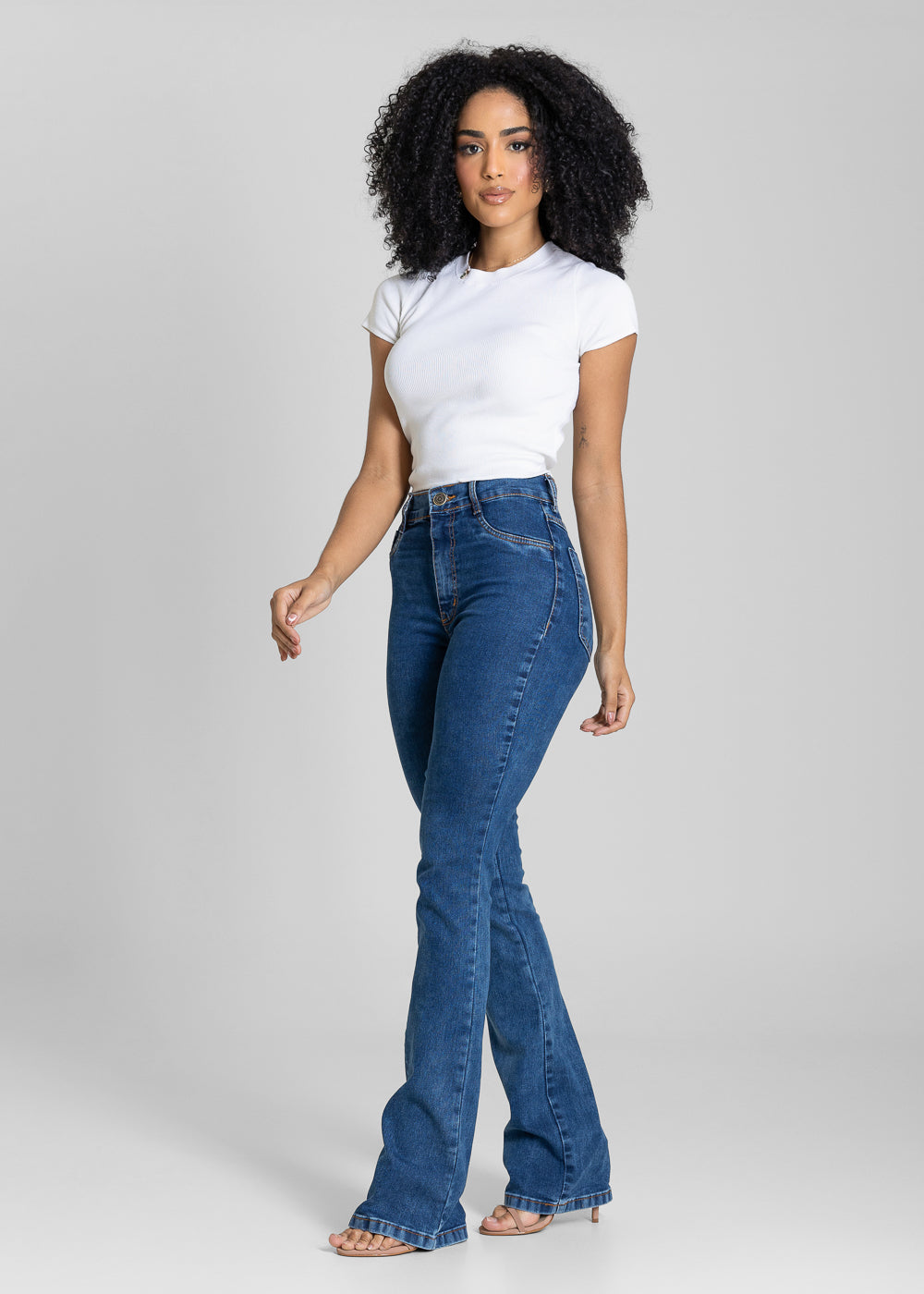 Calça Jeans Sawary Boot Cut - 283909 AZUL