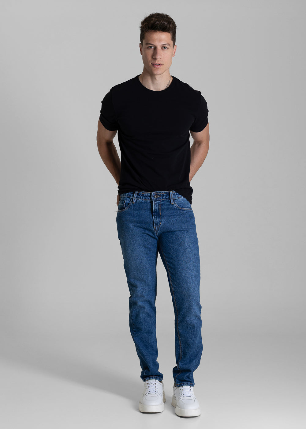 Calça Jeans Sawary Slim - 283914 AZUL
