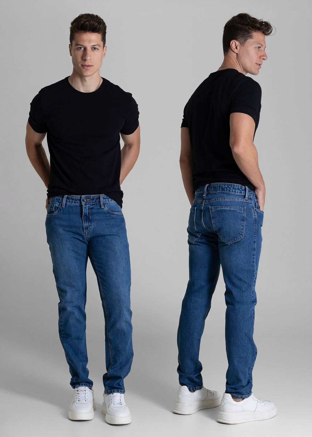 Calça Jeans Sawary Slim - 283914 AZUL