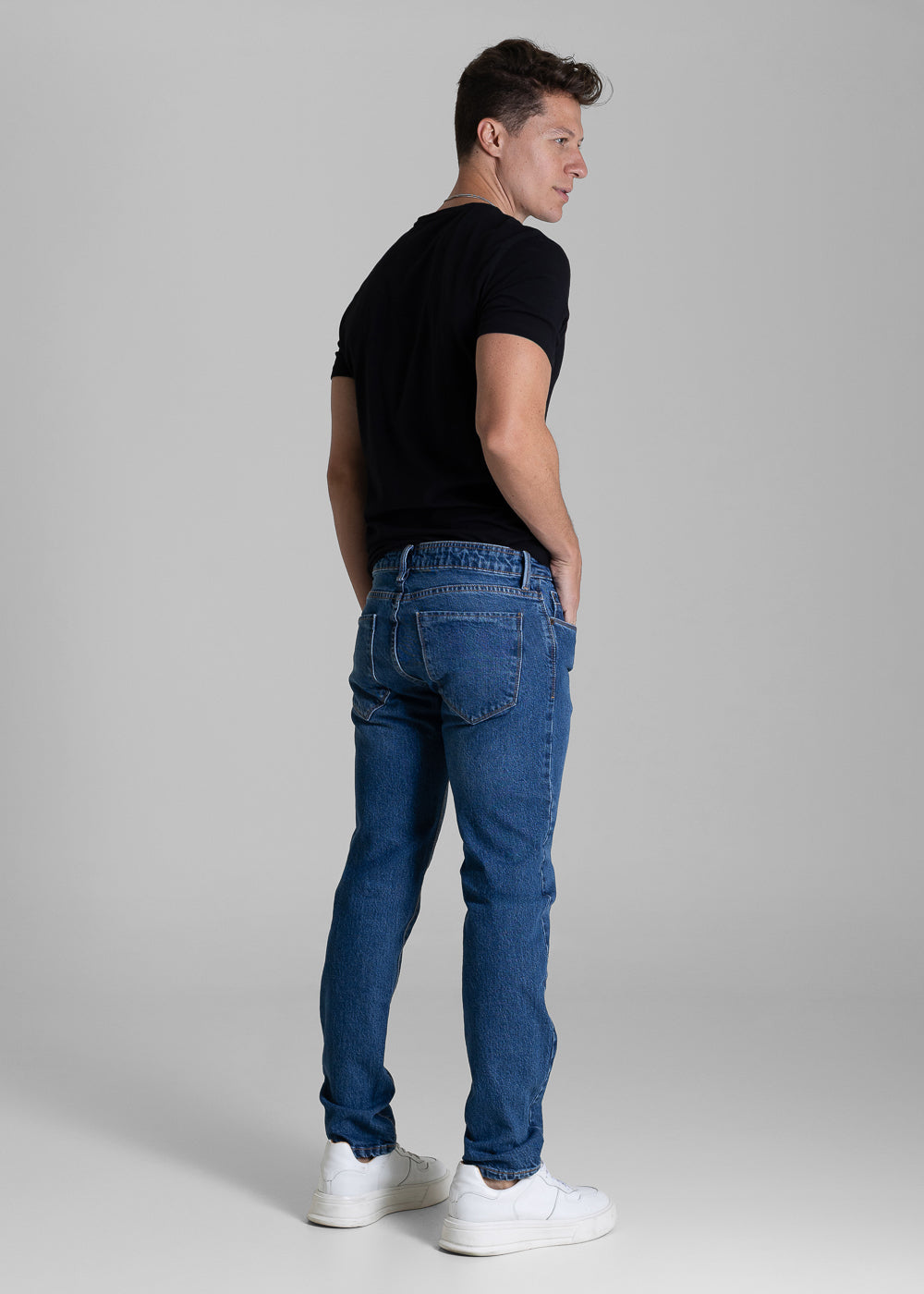 Calça Jeans Sawary Slim - 283914 AZUL