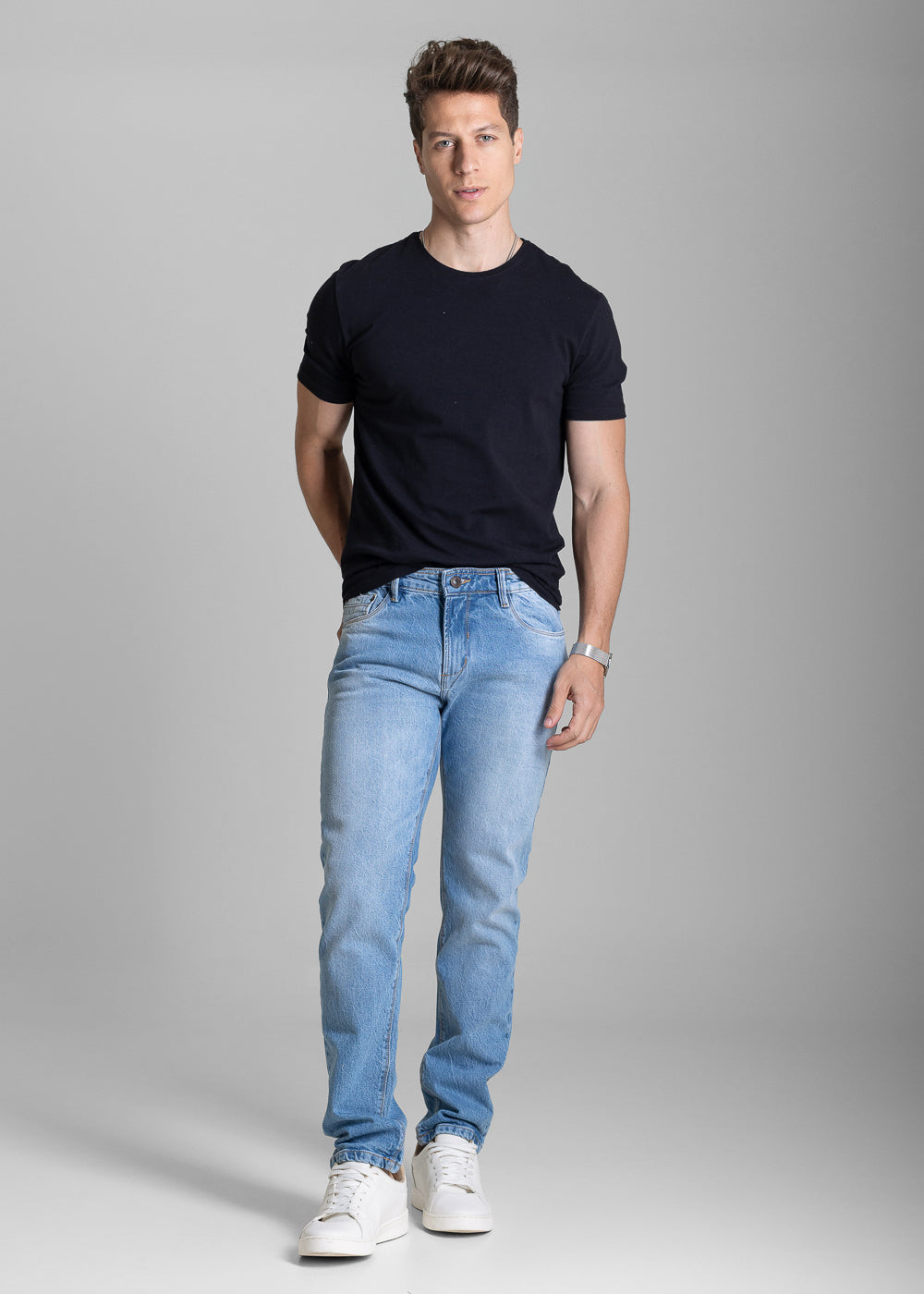 Calça Jeans Sawary Slim - 283916 AZUL