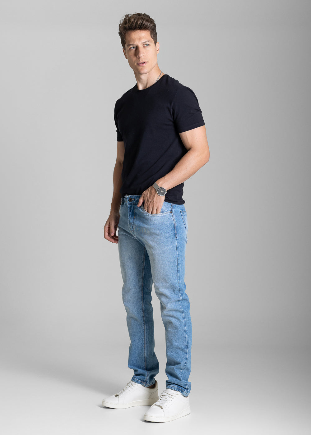 Calça Jeans Sawary Slim - 283916 AZUL