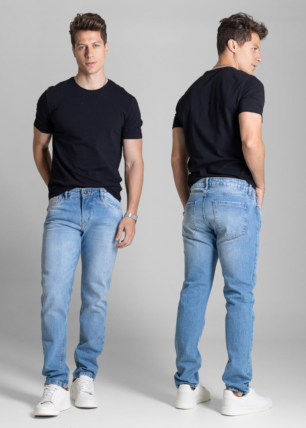 Calça Jeans Sawary Slim - 283916 AZUL