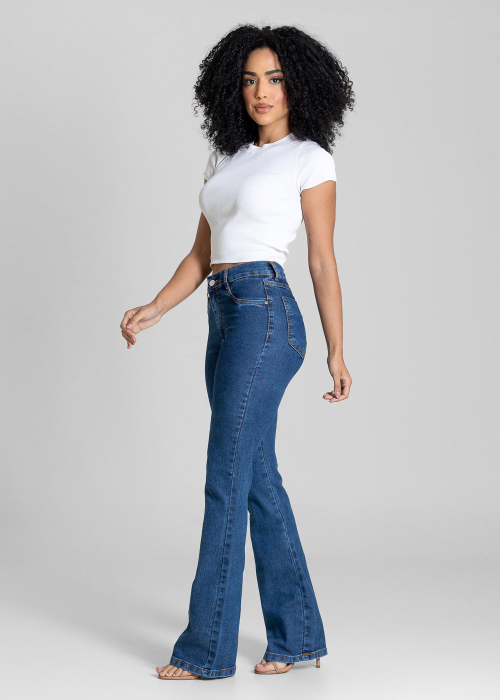 Calça Jeans Sawary Boot Cut - 283922 AZUL