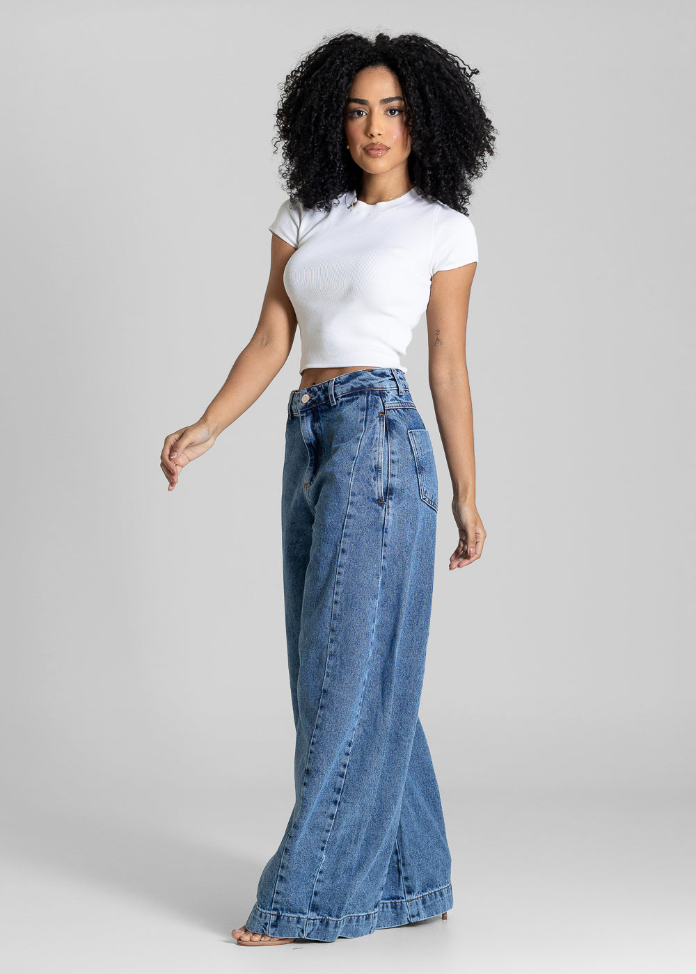 Calça Jeans Sawary Balloon - 283923 AZUL