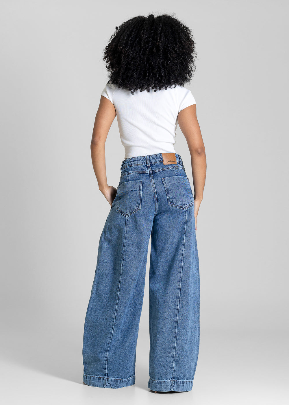 Calça Jeans Sawary Balloon - 283923 AZUL