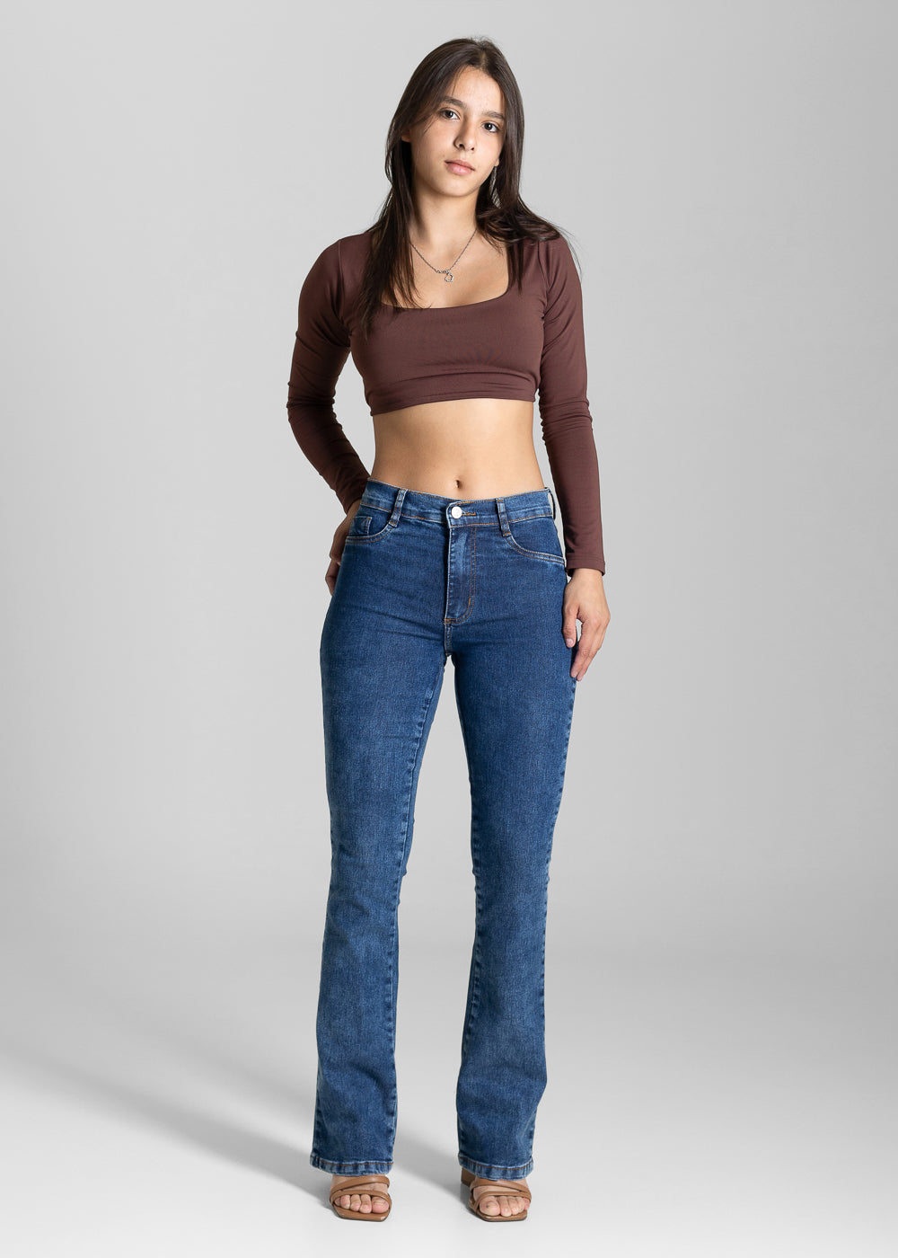 Calça Jeans Sawary Boot Cut - 283928 AZUL