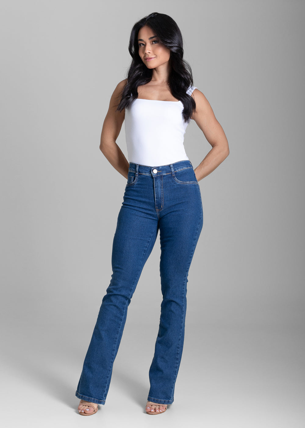 Calça Jeans Sawary Boot Cut - 283929 AZUL