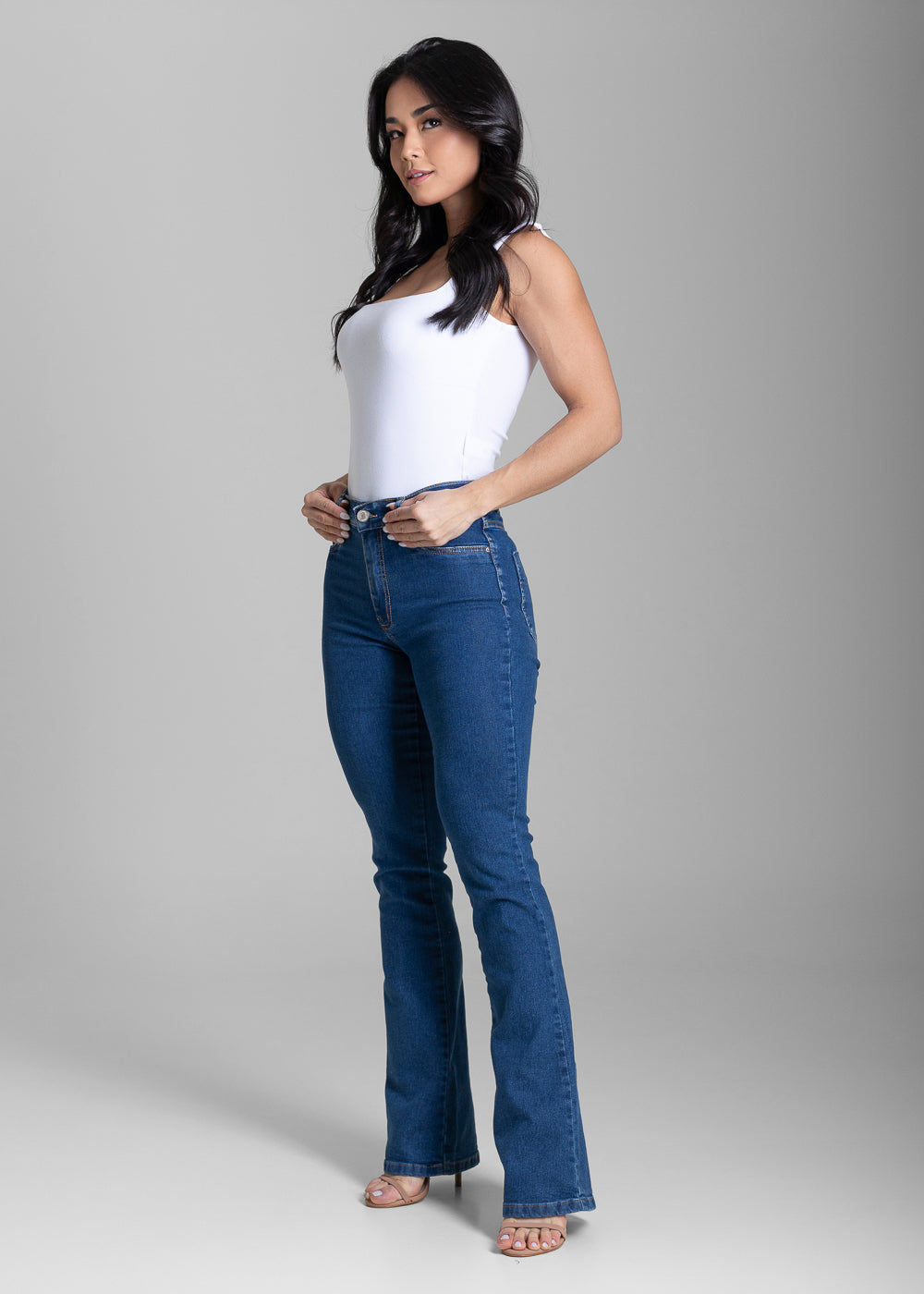 Calça Jeans Sawary Boot Cut - 283929 AZUL