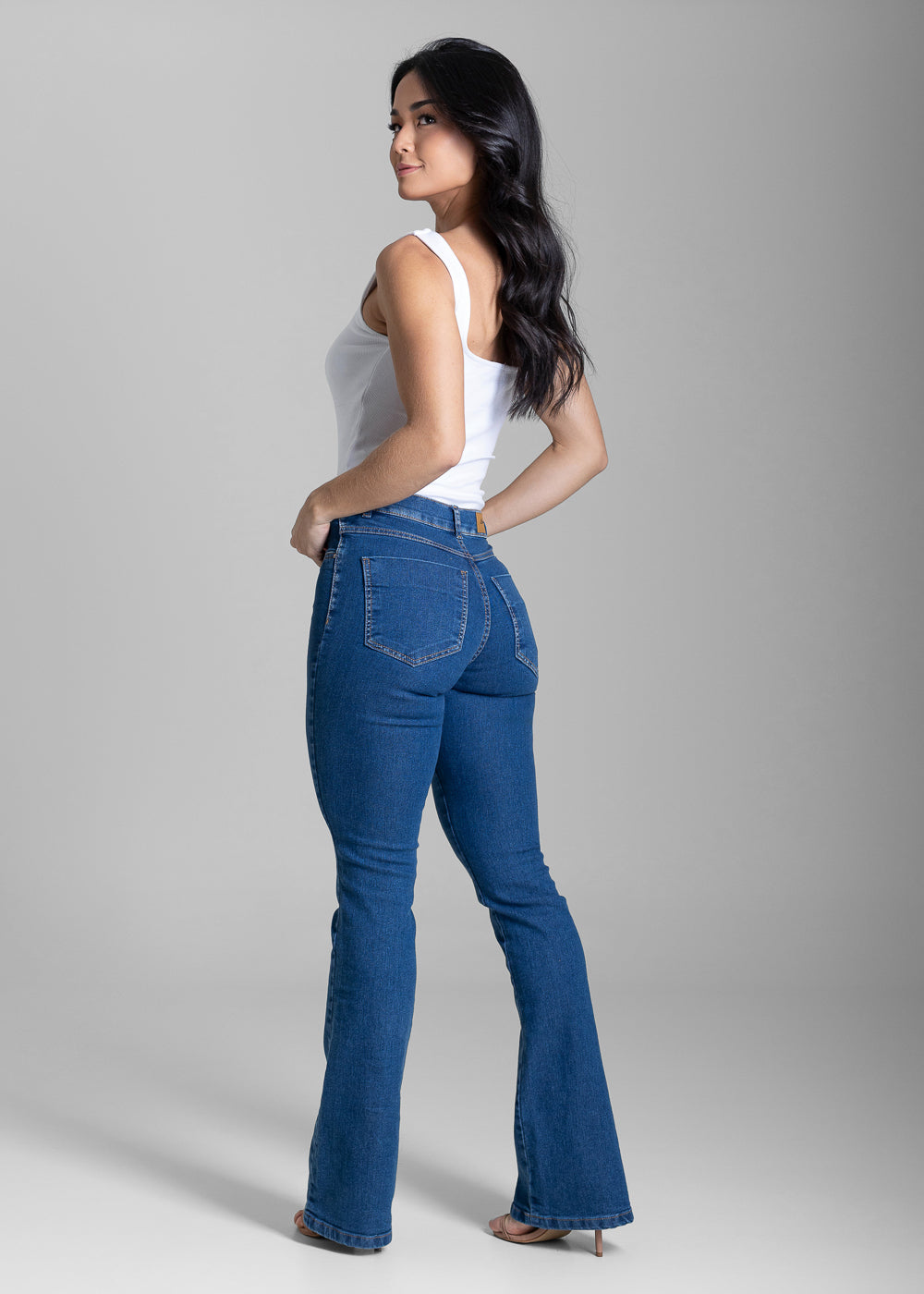 Calça Jeans Sawary Boot Cut - 283929 AZUL