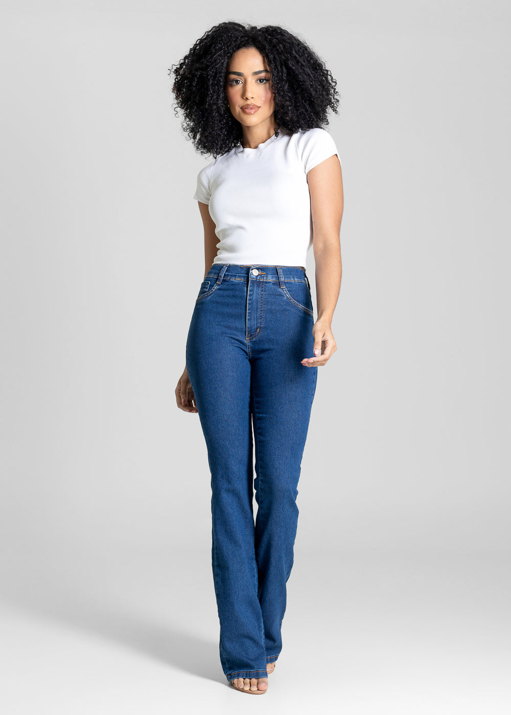 Calça Jeans Sawary Boot Cut - 283930 AZUL
