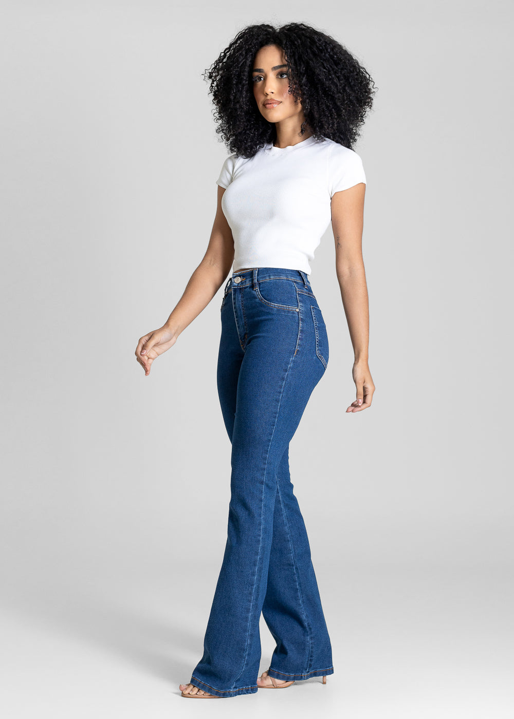 Calça Jeans Sawary Boot Cut - 283930 AZUL