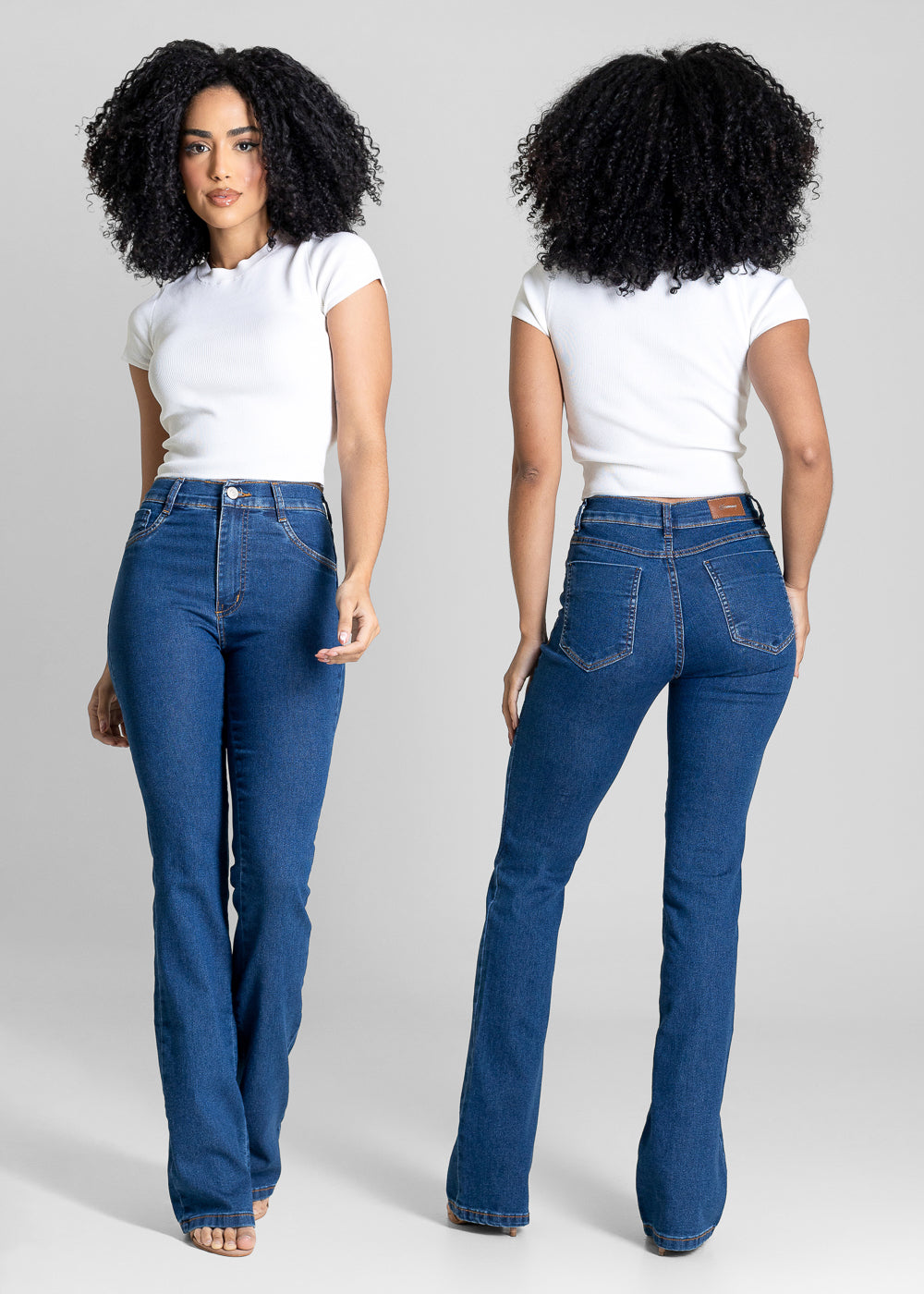 Calça Jeans Sawary Boot Cut - 283930 AZUL