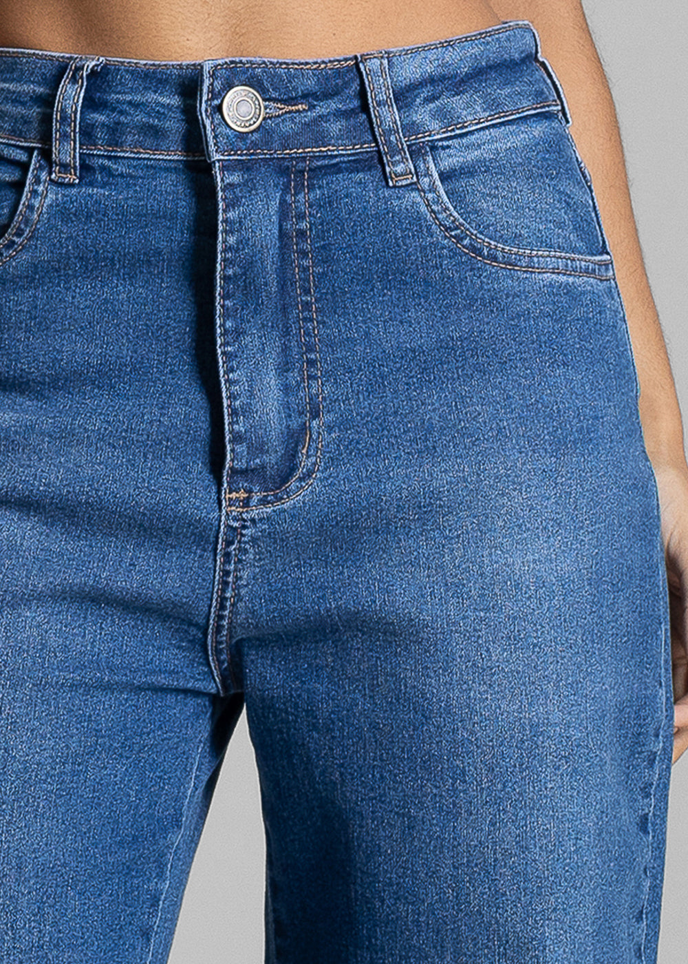 Calça Jeans Sawary Wide Leg Petit - 283932 AZUL