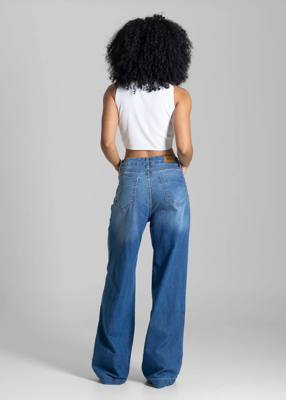 Calça Jeans Sawary Barrel - 283967 AZUL