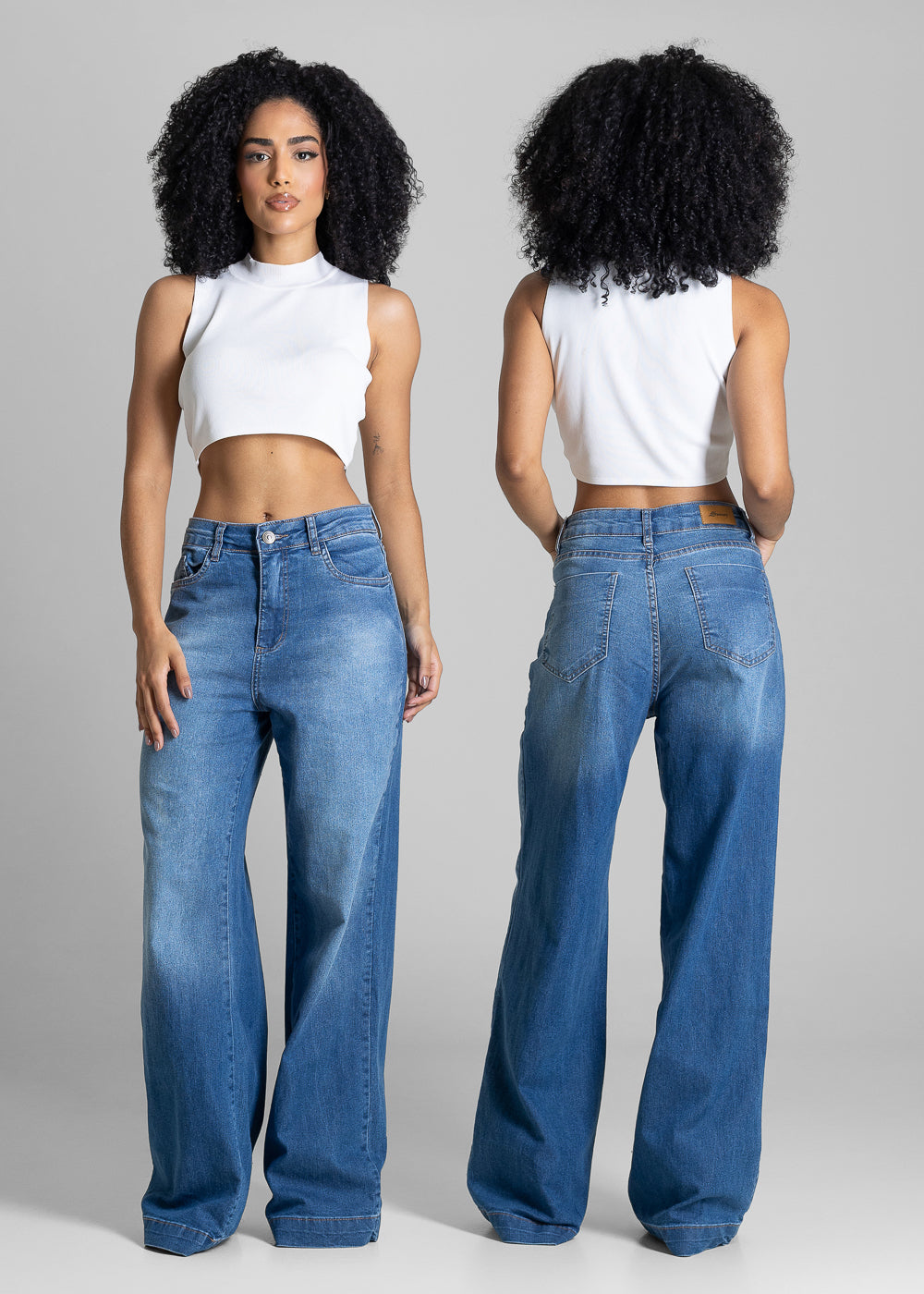 Calça Jeans Sawary Barrel - 283967 AZUL