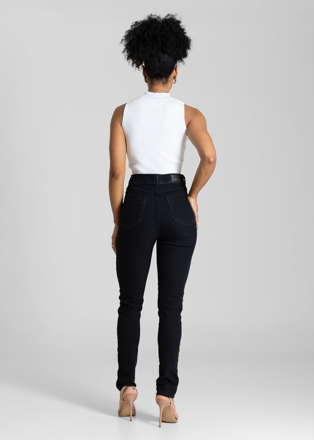 Calça Jeans Sawary Super Stretch - 283944 PRETO