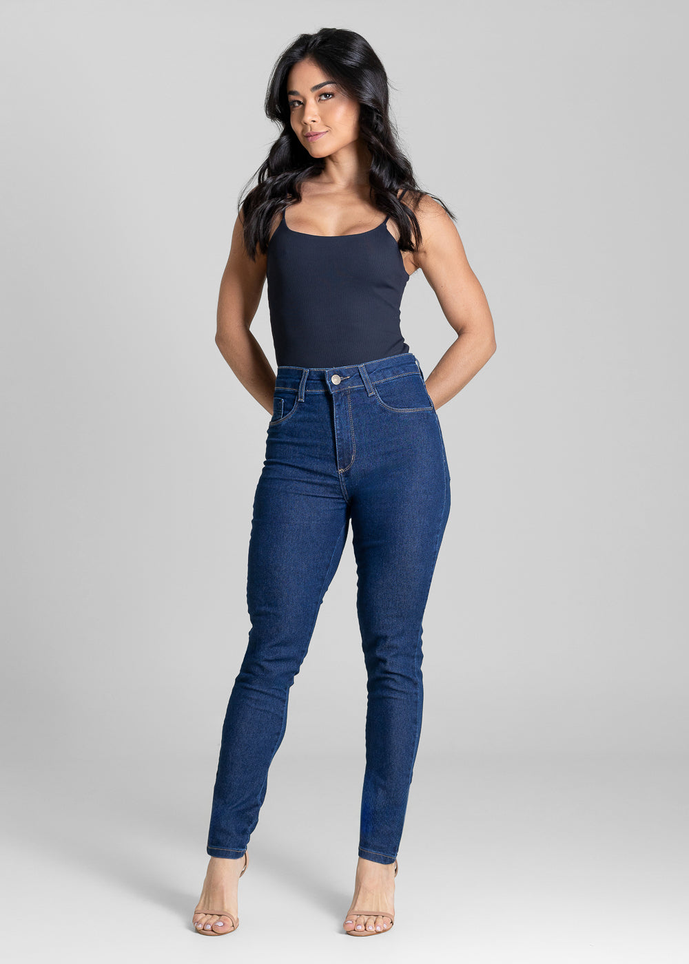 Calça Jeans Sawary Cigarrete - 283955 AZUL