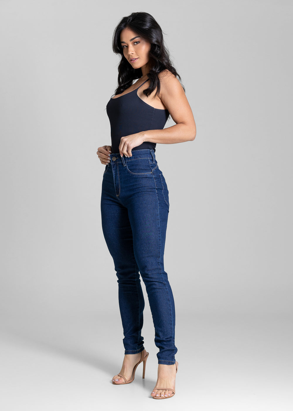 Calça Jeans Sawary Cigarrete - 283955 AZUL