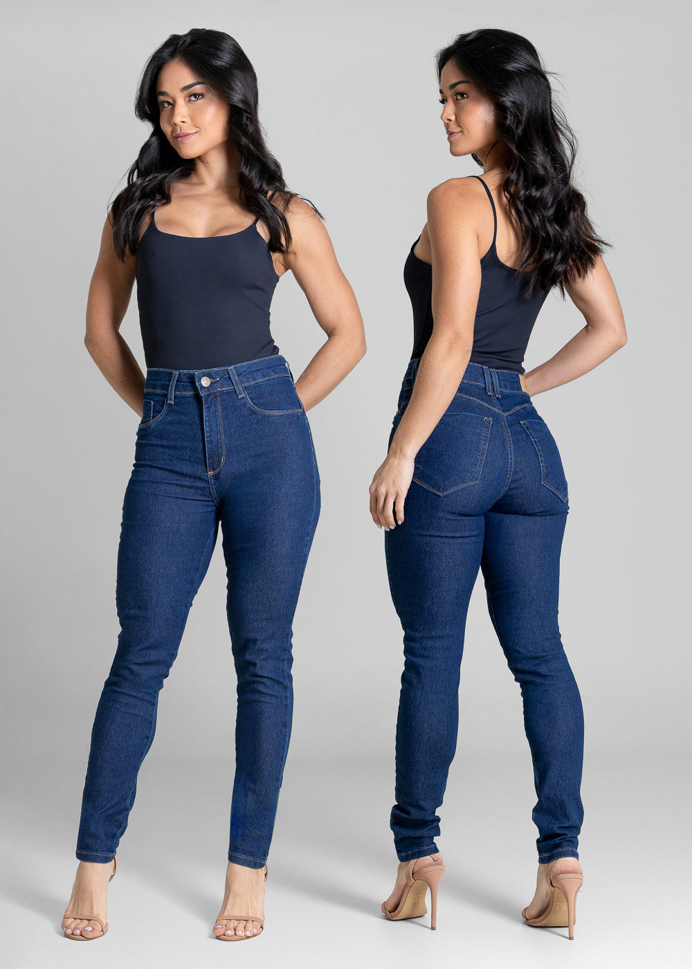 Calça Jeans Sawary Cigarrete - 283955 AZUL
