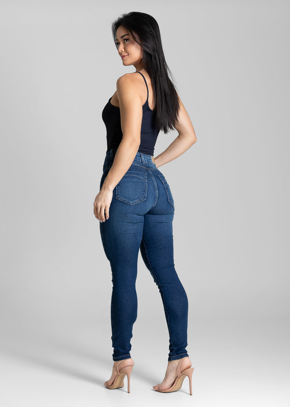 Calça Jeans Sawary Heart - 283956 AZUL