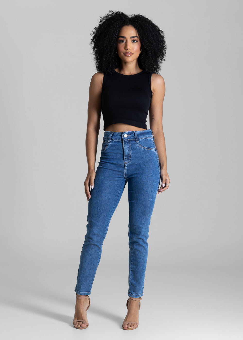 Calça Jeans Sawary Heart - 283958 AZUL
