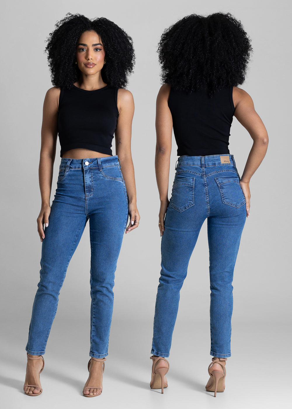 Calça Jeans Sawary Heart - 283958 AZUL