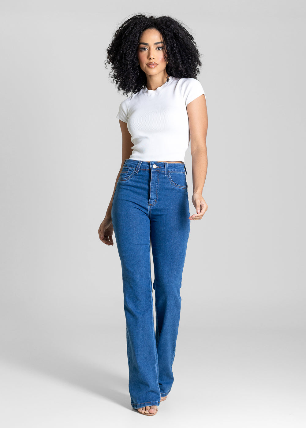 Calça jeans Sawary Boot Cut - 283959 AZUL
