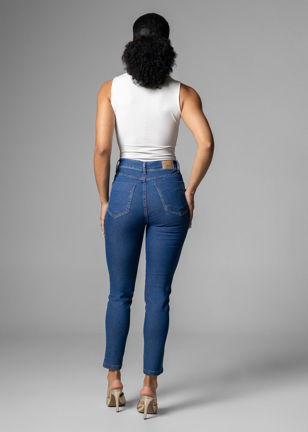 Calça Jeans Sawary Cigarrete - 283976 AZUL