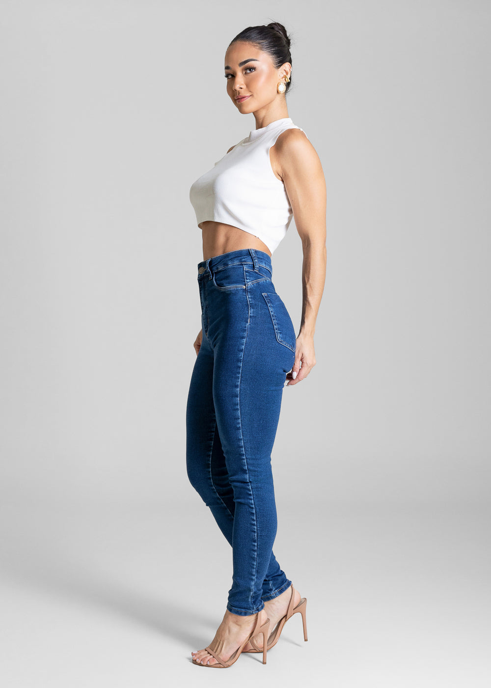 Calça Jeans Sawary Push Up - 283984 AZUL