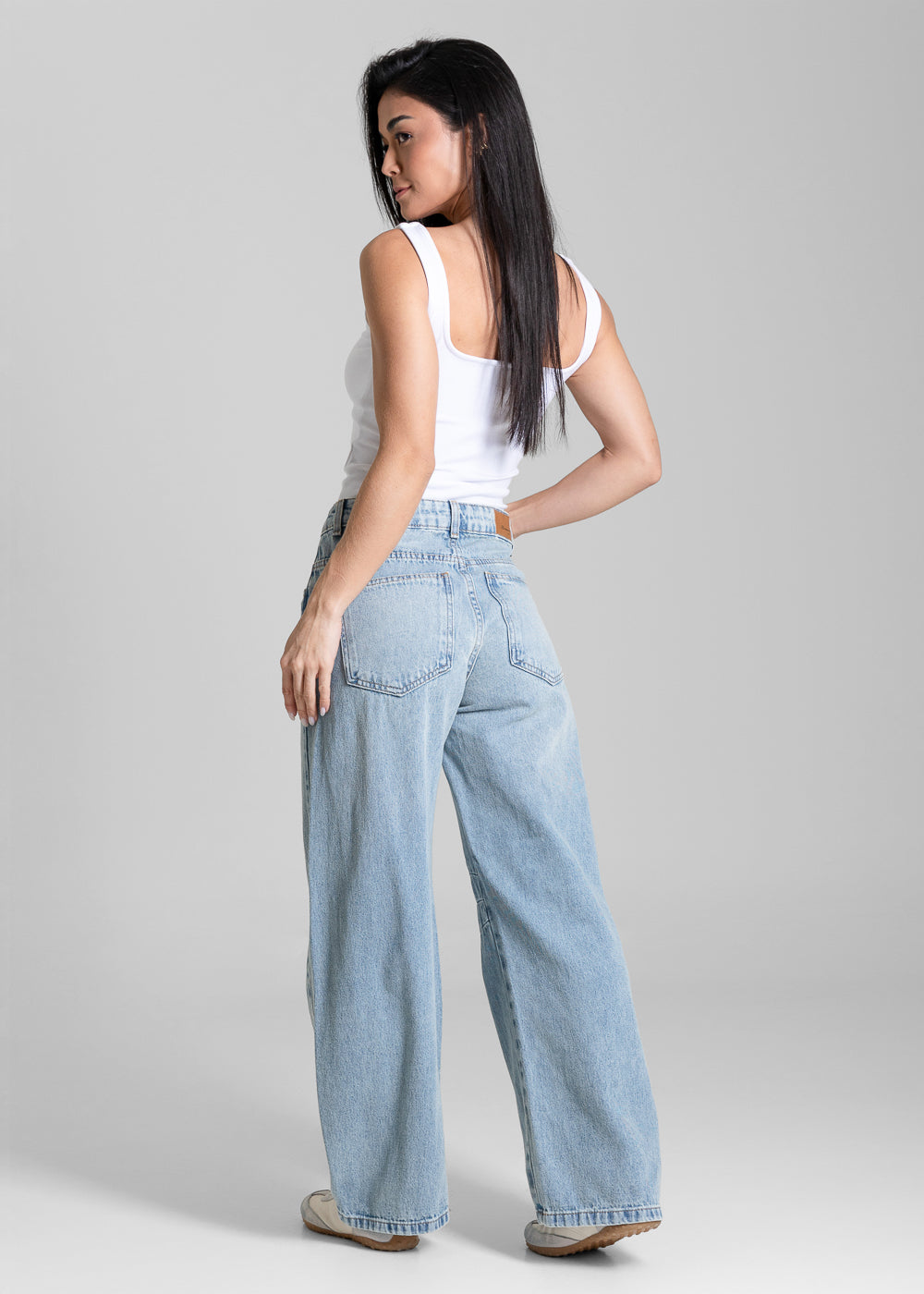Calça Jeans Sawary Balloon Petit - 283991 AZUL