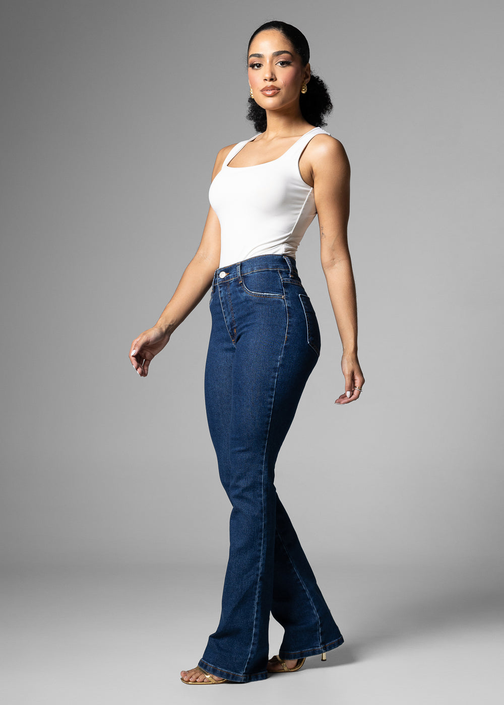 Calça jeans Sawary Boot Cut - 284010 AZUL