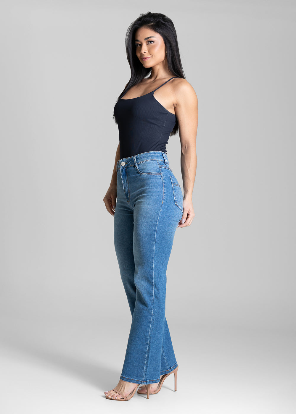 Calça Jeans Sawary Reta - 284017 AZUL