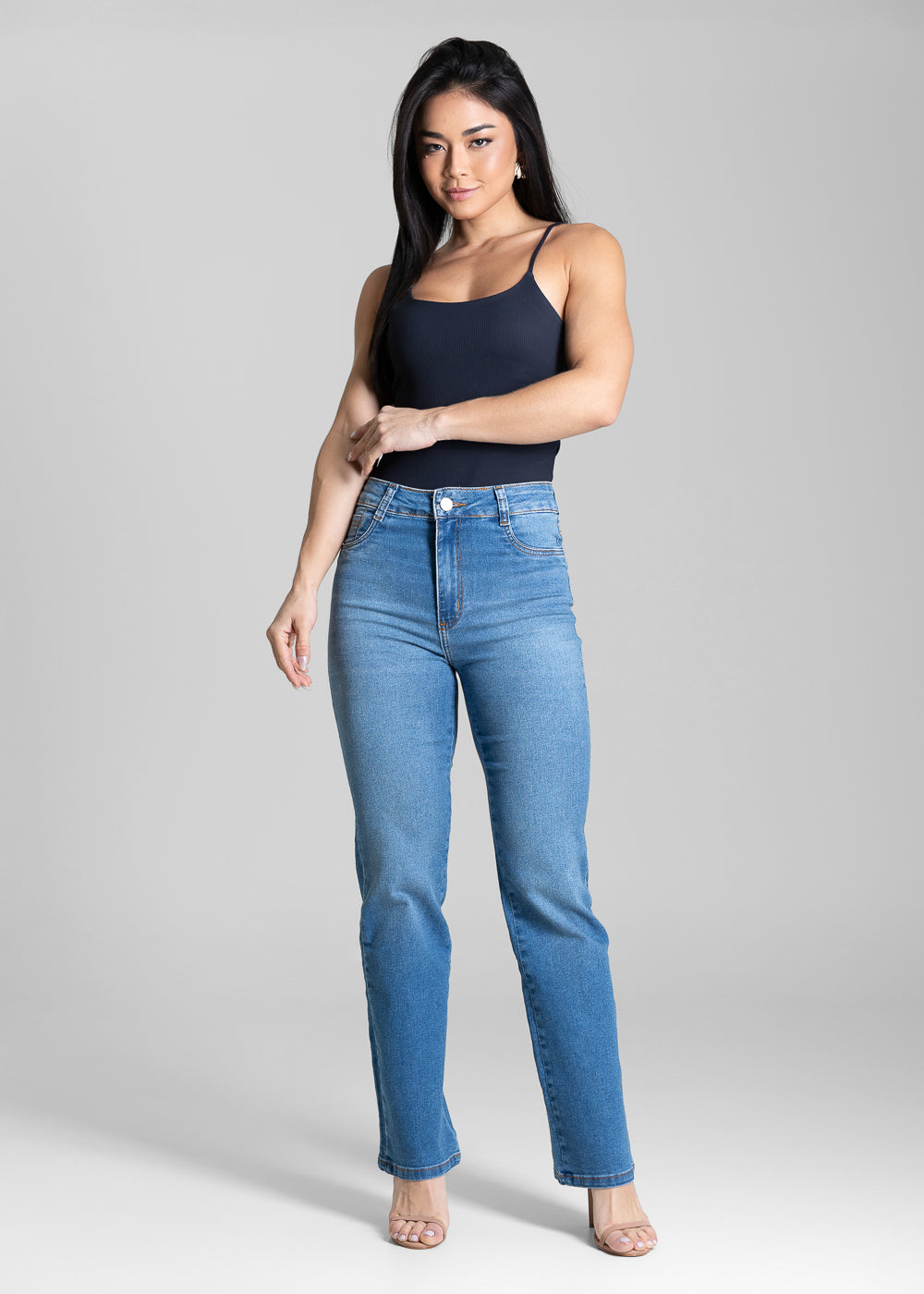 Calça Jeans Sawary Reta - 284017 AZUL