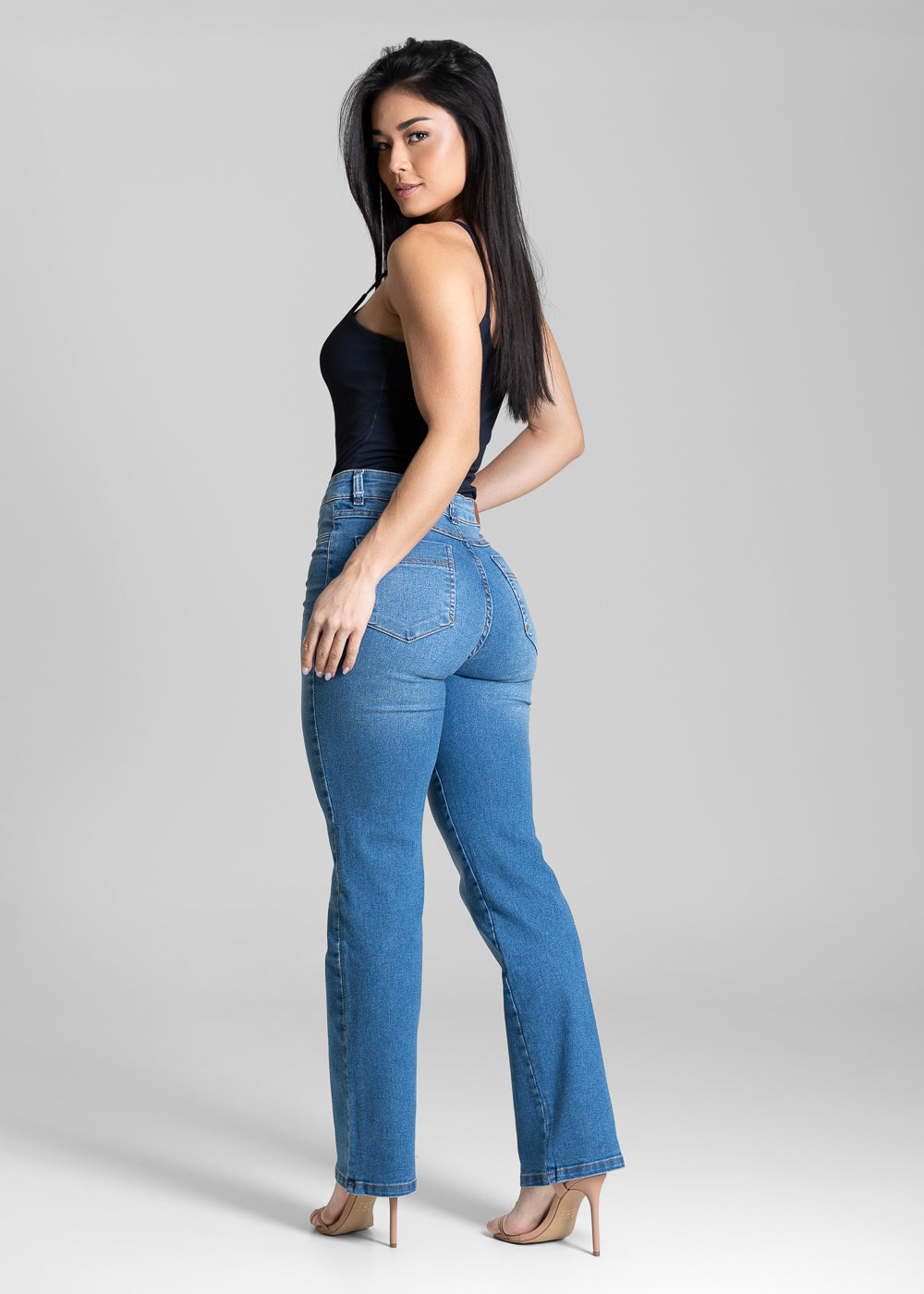 Calça Jeans Sawary Reta - 284017 AZUL