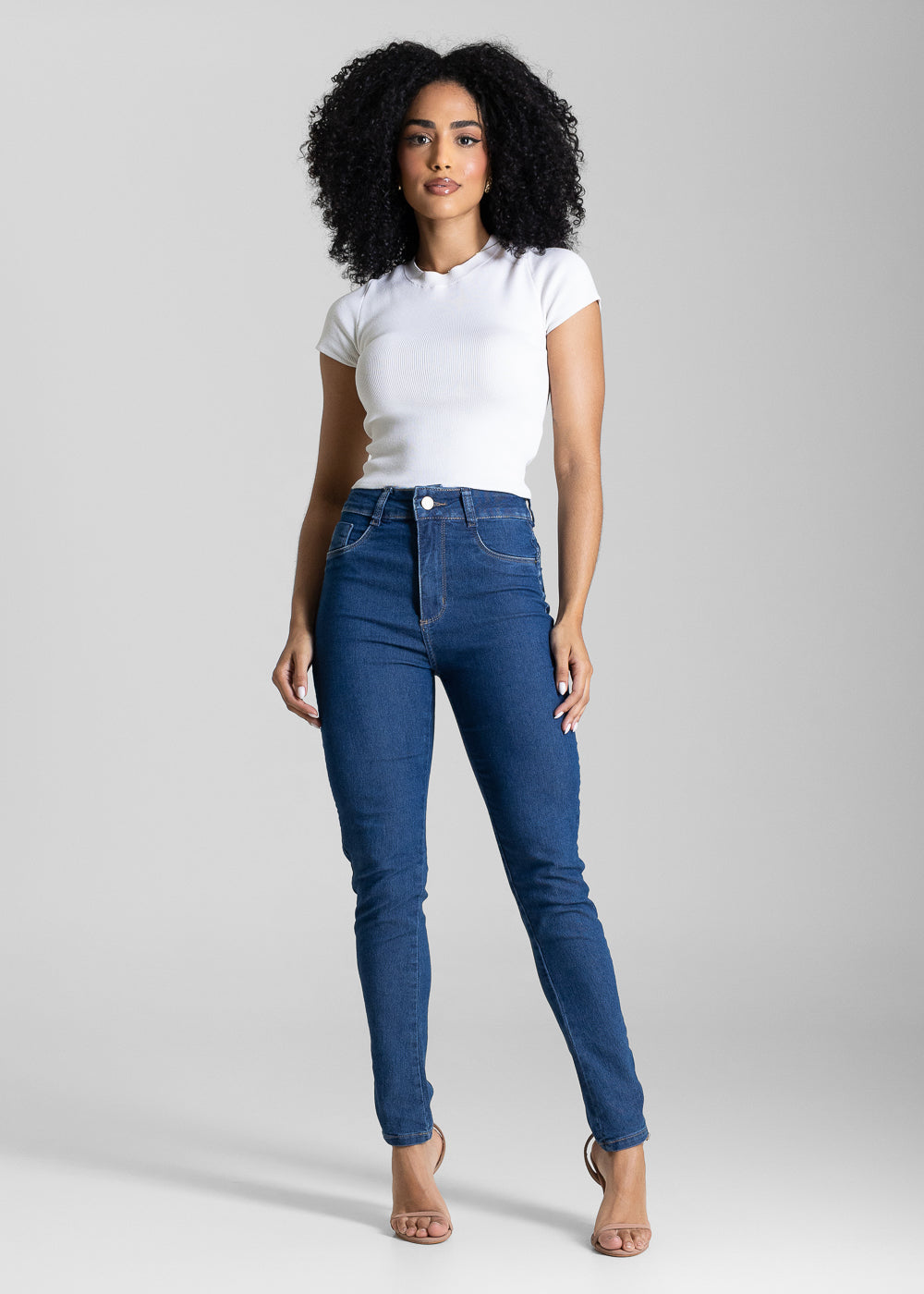 Calça Jeans Sawary Push Up - 284021 AZUL