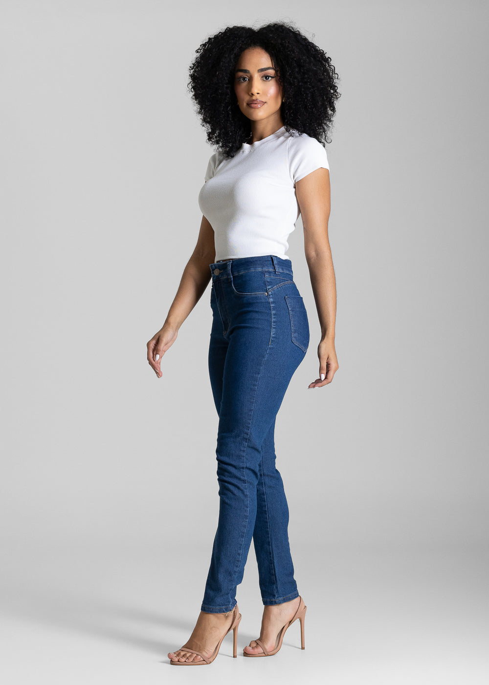 Calça Jeans Sawary Push Up - 284021 AZUL