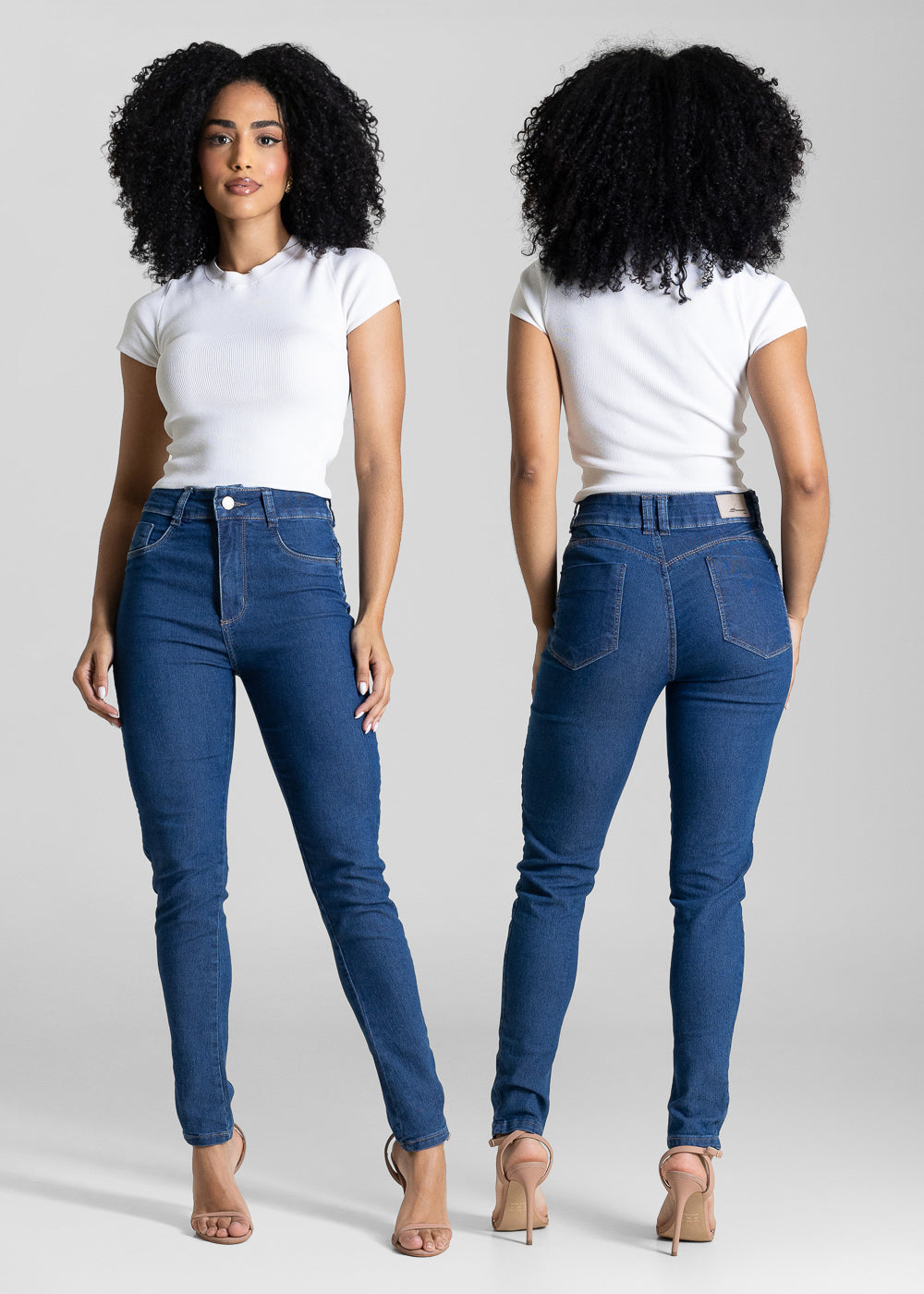 Calça Jeans Sawary Push Up - 284021 AZUL