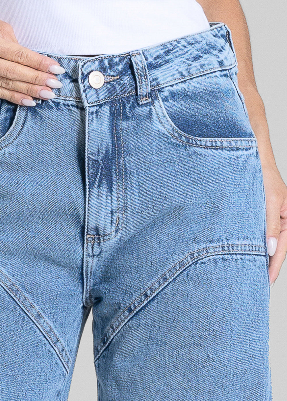 Calça Jeans Sawary Balloon - 284037 AZUL
