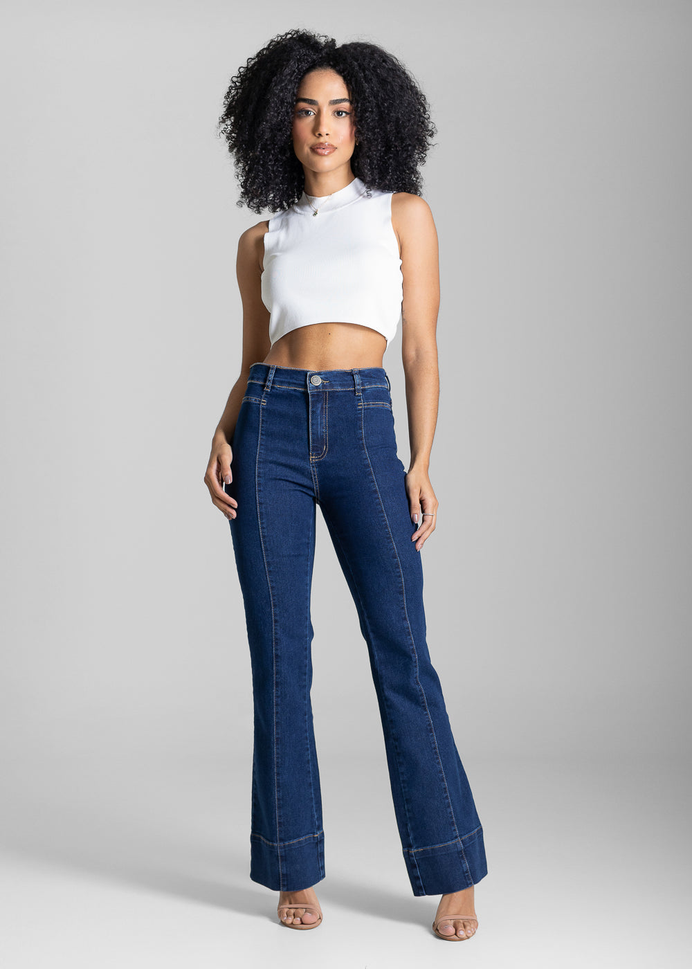 Calça Jeans Sawary Boot Cut - 284048 AZUL