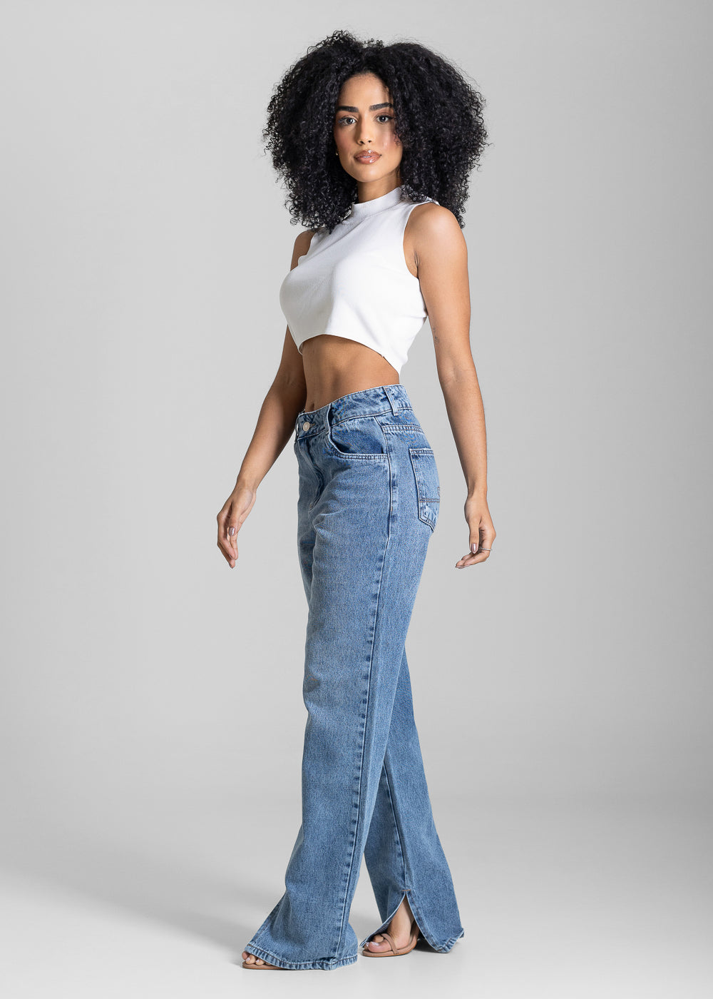Calça Jeans Sawary Reta - 284053 AZUL