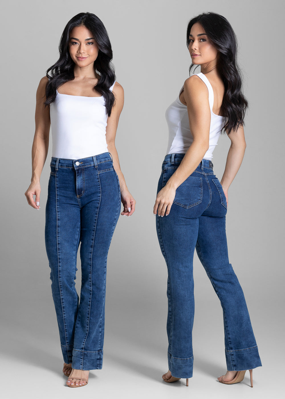 Calça Jeans Sawary Boot Cut - 284059 AZUL
