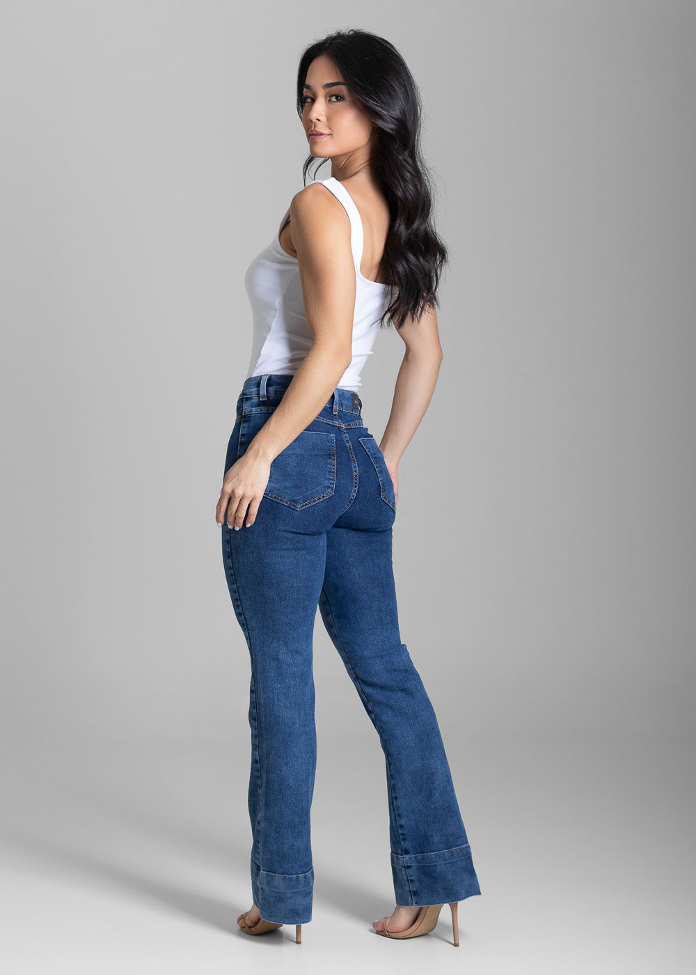 Calça Jeans Sawary Boot Cut - 284059 AZUL