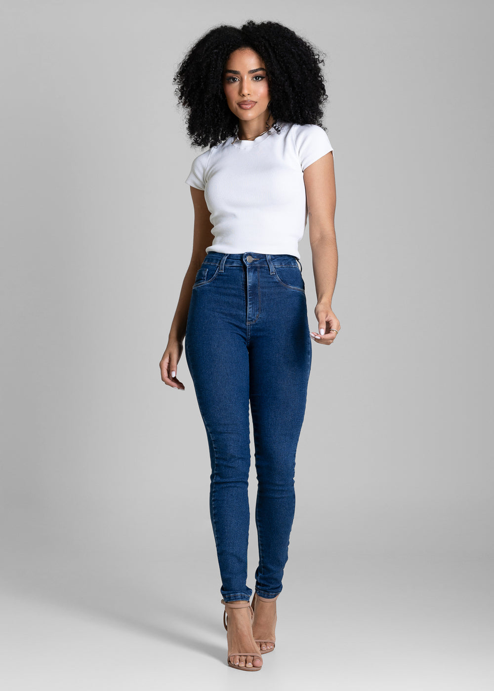Calça Jeans Sawary Push Up - 284060 AZUL